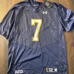 Notre Dame under armour jersey large
